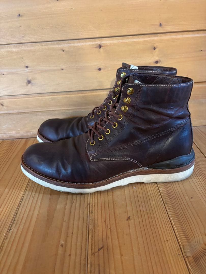 靴 elmovisvim virgil boots darkbrown