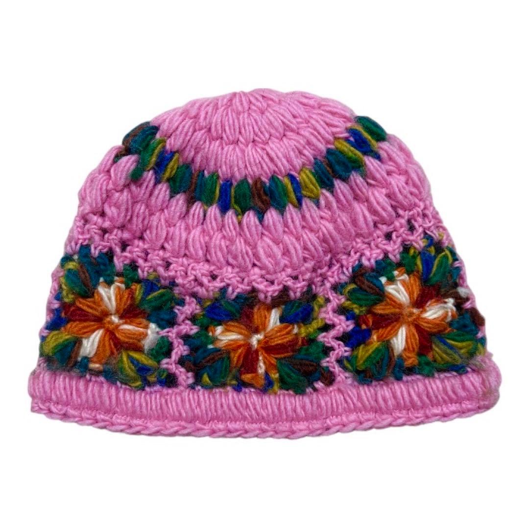 帽子 Supreme Crochet Beanie \"Pink\"