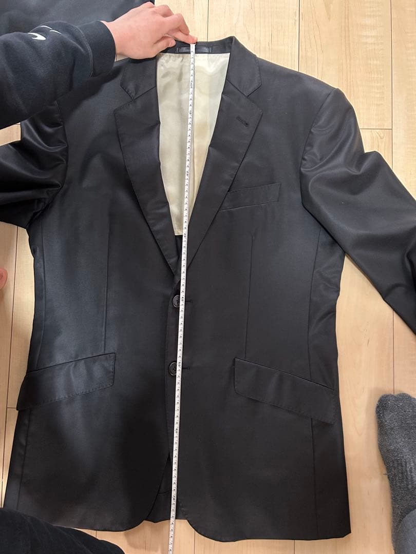 【ポールスミス】Paul Smith ブラックスーツSETベルト靴付き