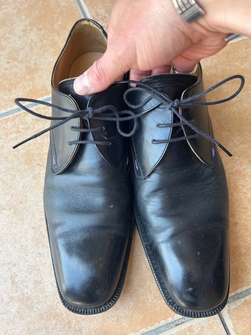 【ポールスミス】Paul Smith ブラックスーツSETベルト靴付き