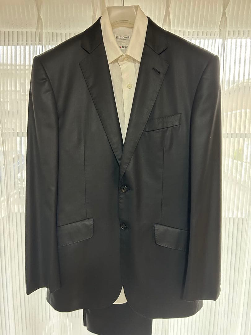 【ポールスミス】Paul Smith ブラックスーツSETベルト靴付き