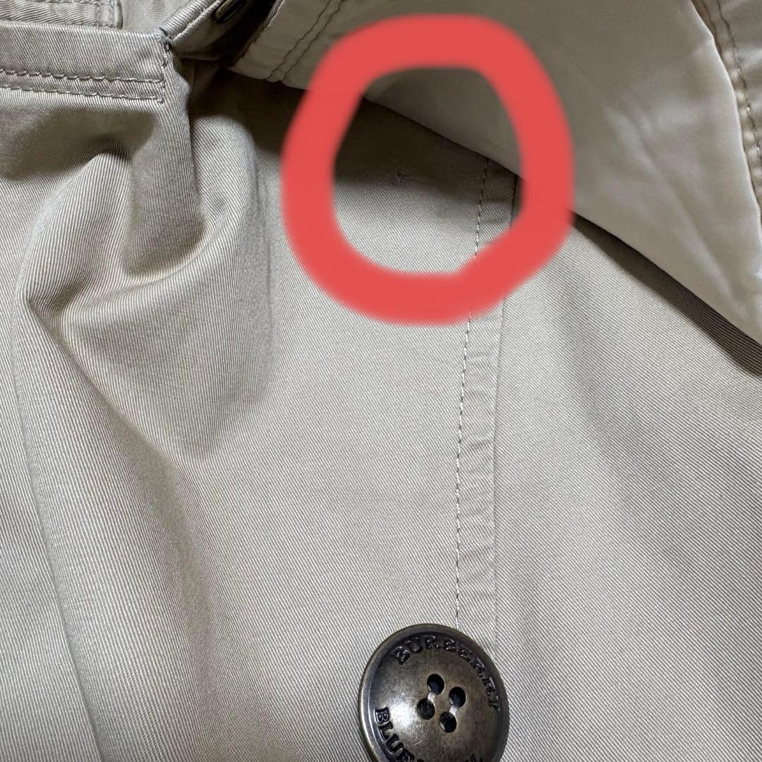 【大特価】 バーバリー ブルーレーベル トレンチ 36 ノバチェック