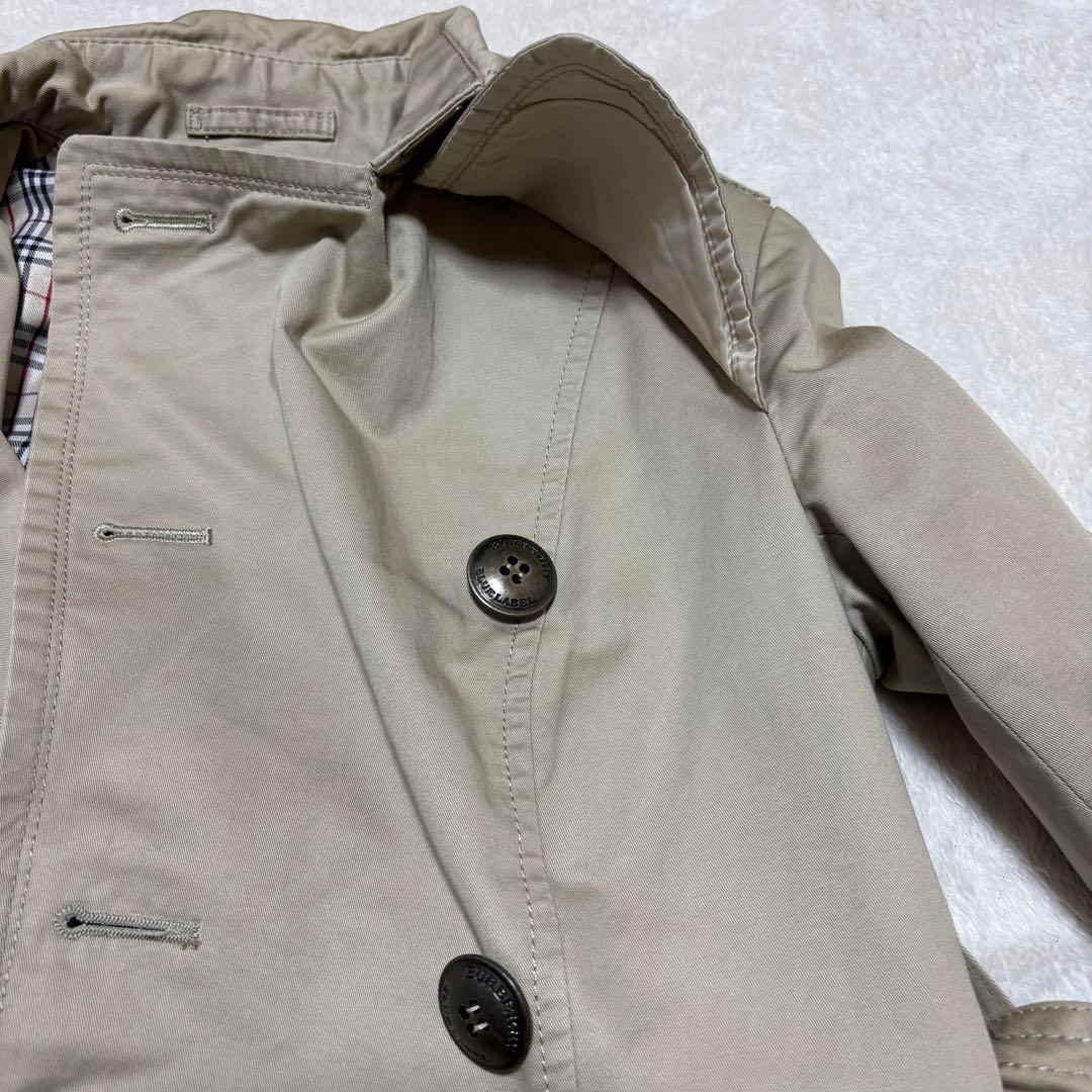 【大特価】 バーバリー ブルーレーベル トレンチ 36 ノバチェック