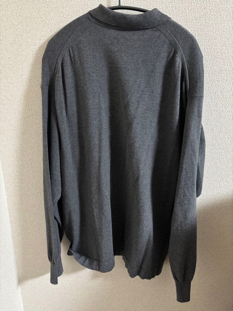 【crepuscule】コットンカシミヤニットポロシャツ　サイズ1