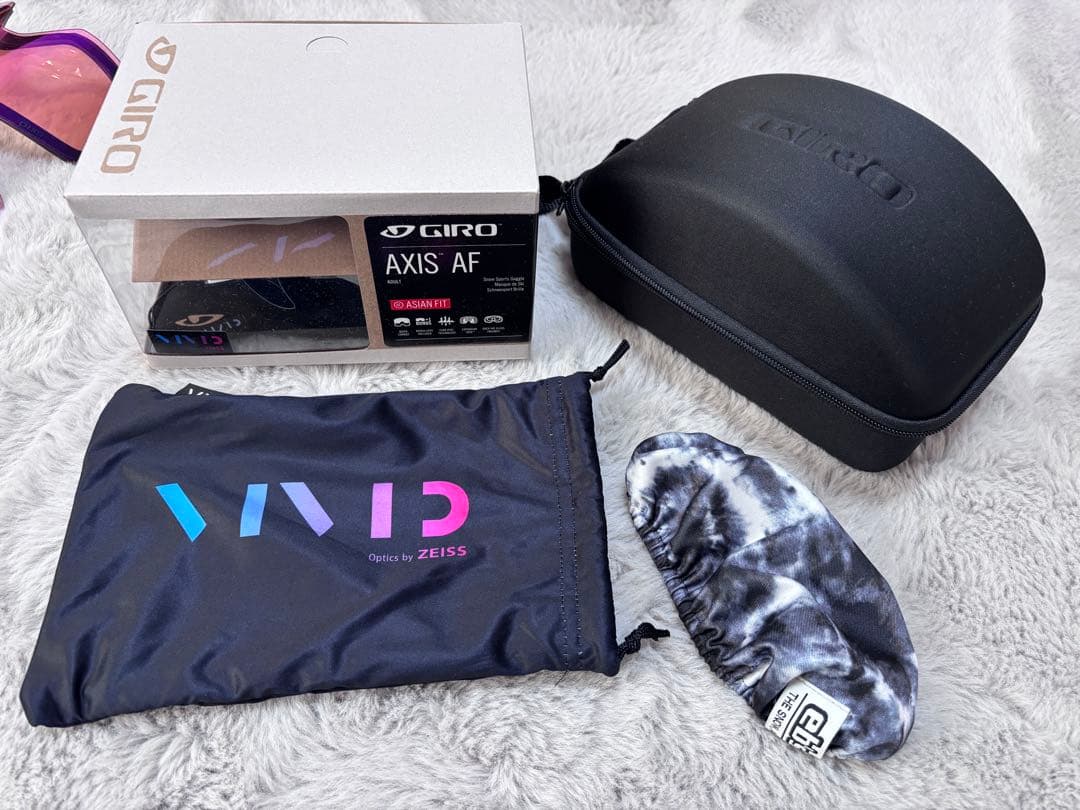 GIRO ジロ　AXIS AF アクシス　BLACK WORDMARK ケース付
