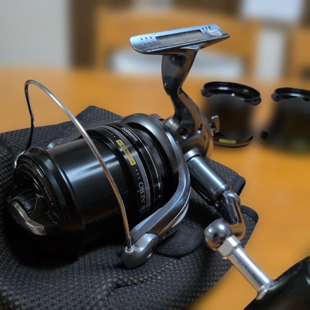 Shimano 06パワーエアロスピンパワー3号用　オーバーホール済み×2台