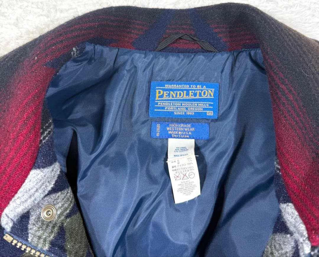 Pendleton ペンドルトンコートM ウール アメリカ製 チーフジョセフ