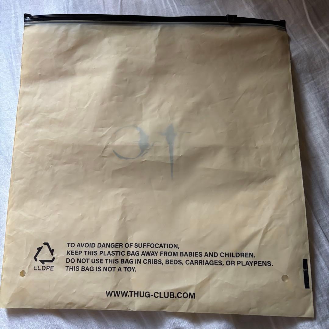 ベージュファーニット帽　ビーニー　thug club