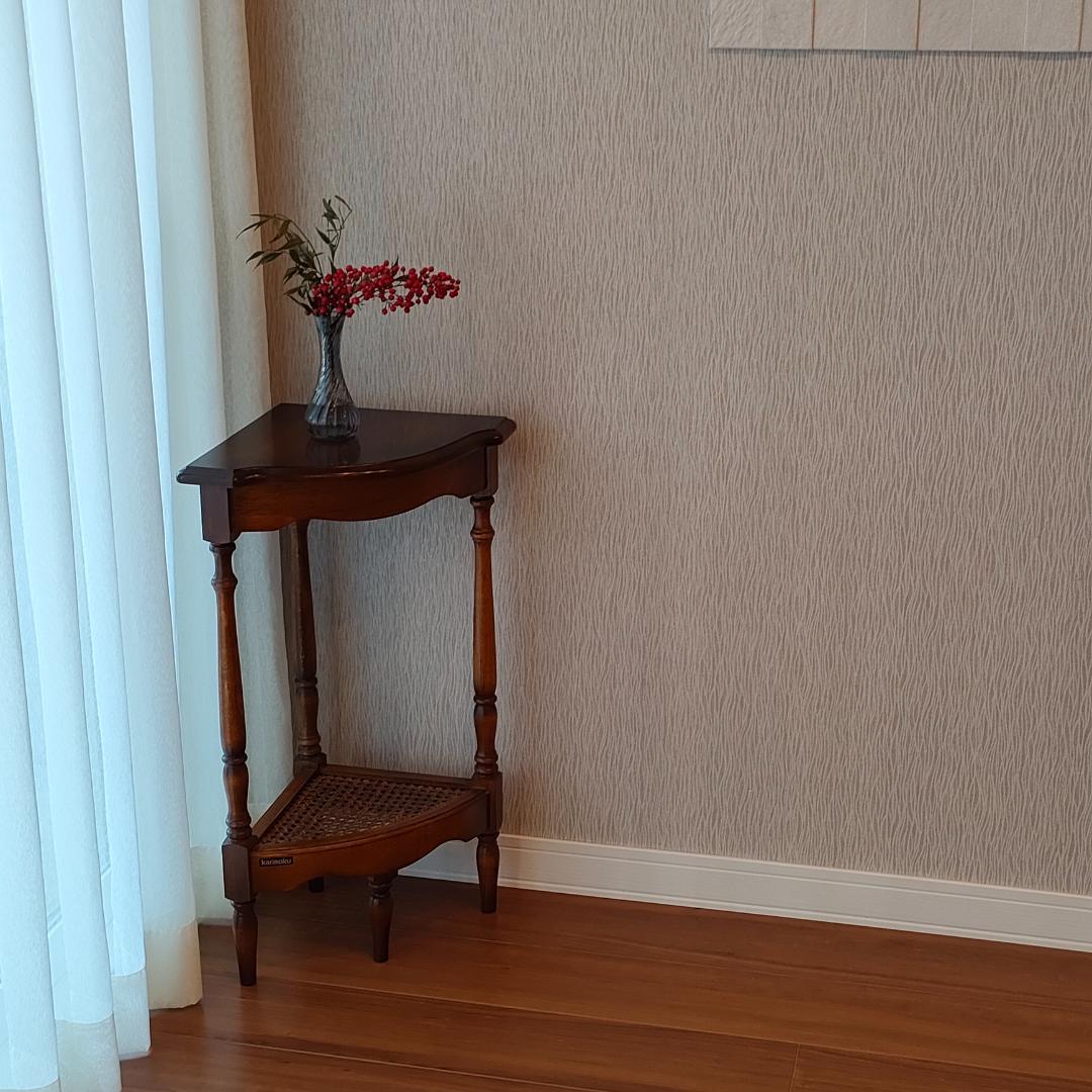 〈美品〉カリモク　コーナーラック　コロニアル　フラワースタンド