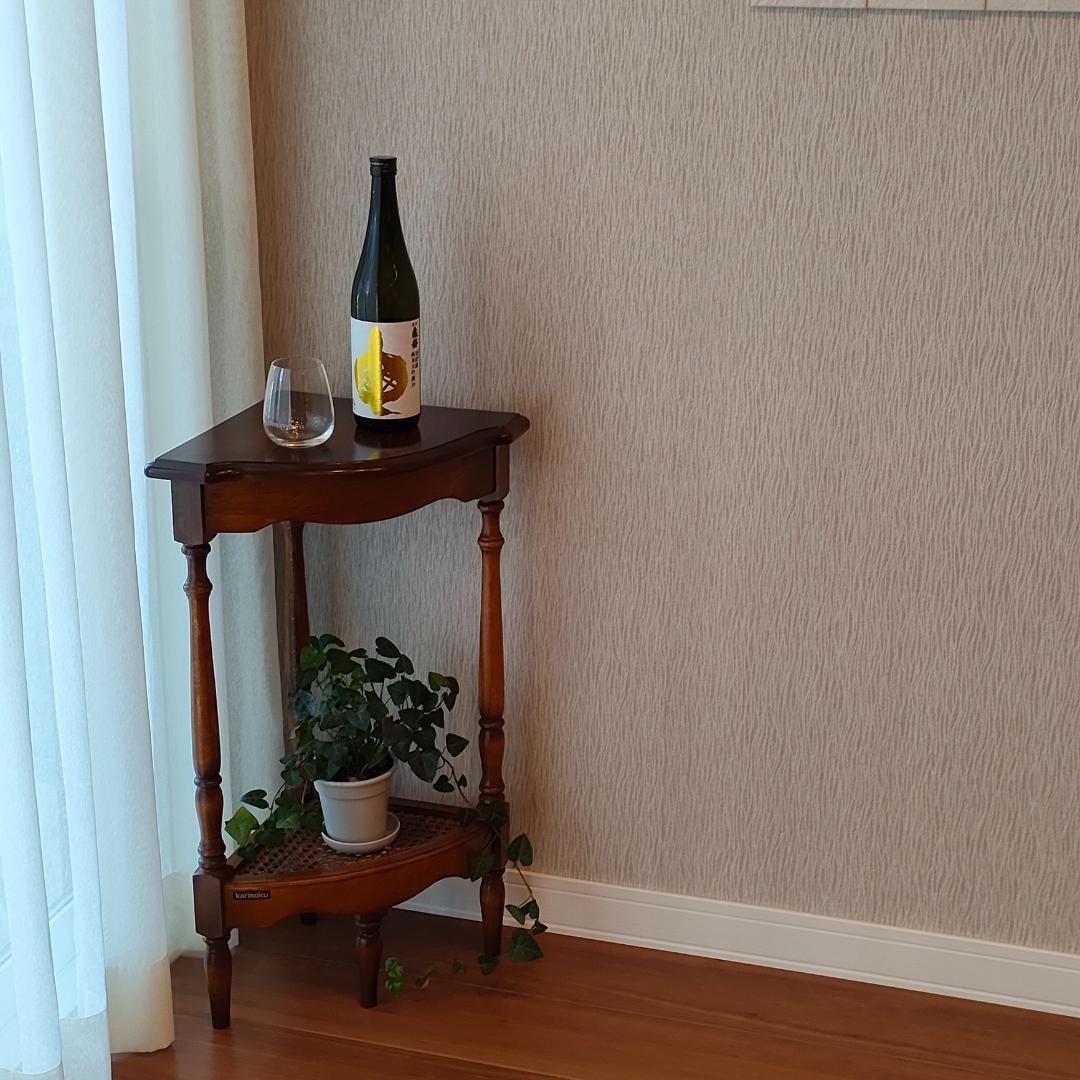 〈美品〉カリモク　コーナーラック　コロニアル　フラワースタンド