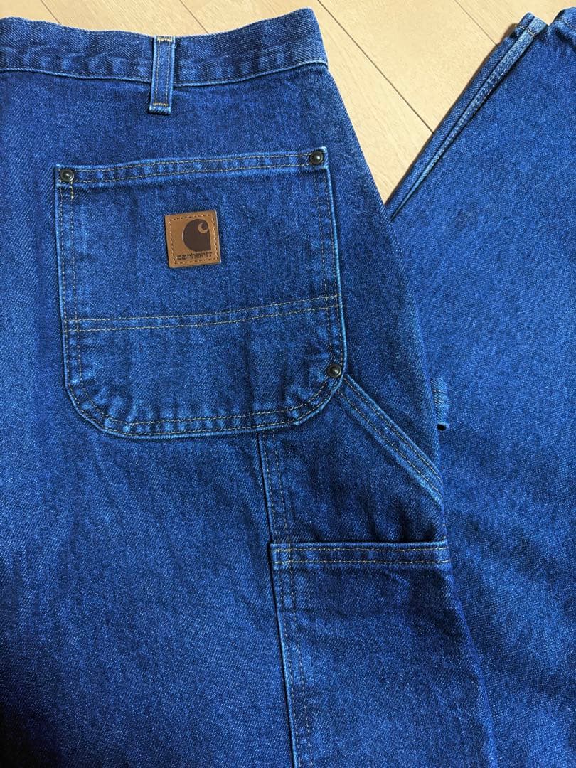 carharrt ダブルニー デニム ルーズオリジナル　w36 L32 メキシコ