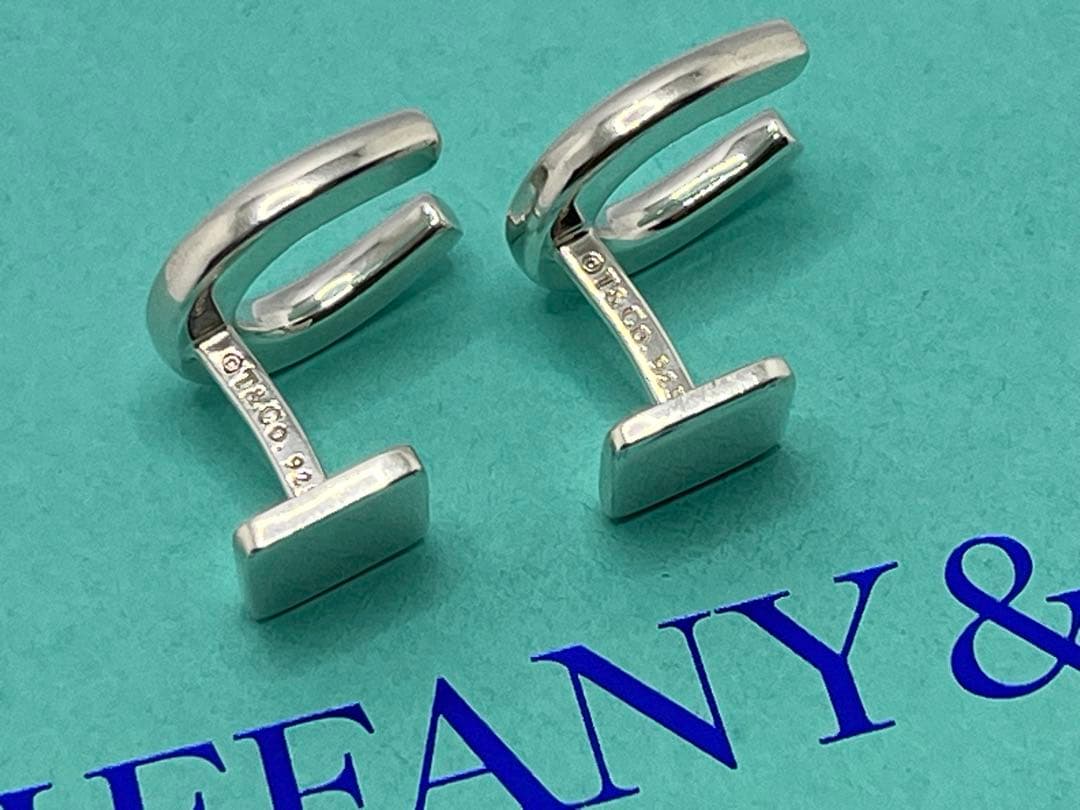 c460 希少　美品　ティファニー　ホースシュー　カフス　カフリンクス　925蹄