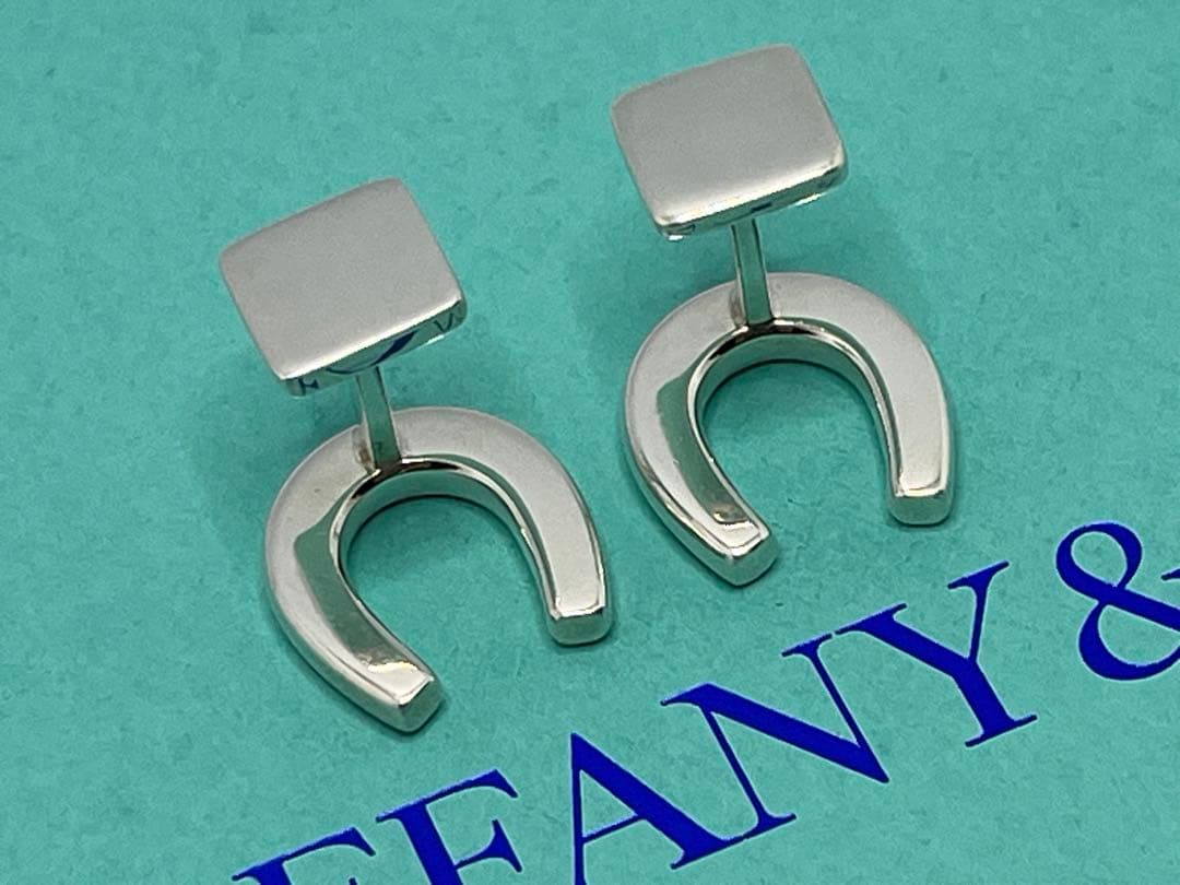 c460 希少　美品　ティファニー　ホースシュー　カフス　カフリンクス　925蹄