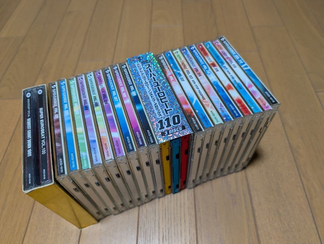 CD『スーパーユーロビート』vol.100〜vol.119までの20枚セット！！