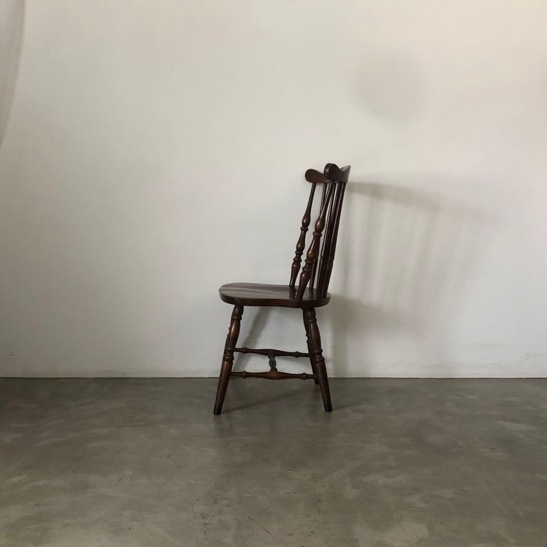 レトロ　アンティーク　古家具　キツツキ　柏木工　飛騨産業　ウィンザーチェア　椅子