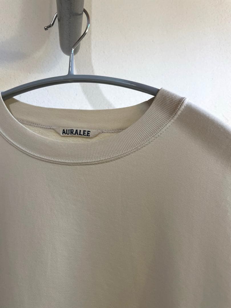 トップス AURALEE ELASTIC HIGH GAUGE SWEAT P/O 1