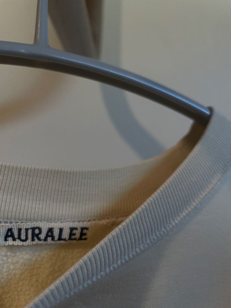 トップス AURALEE ELASTIC HIGH GAUGE SWEAT P/O 1