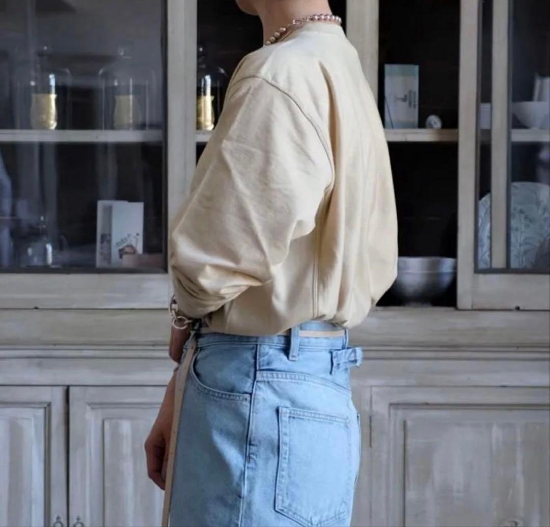 トップス AURALEE ELASTIC HIGH GAUGE SWEAT P/O 1