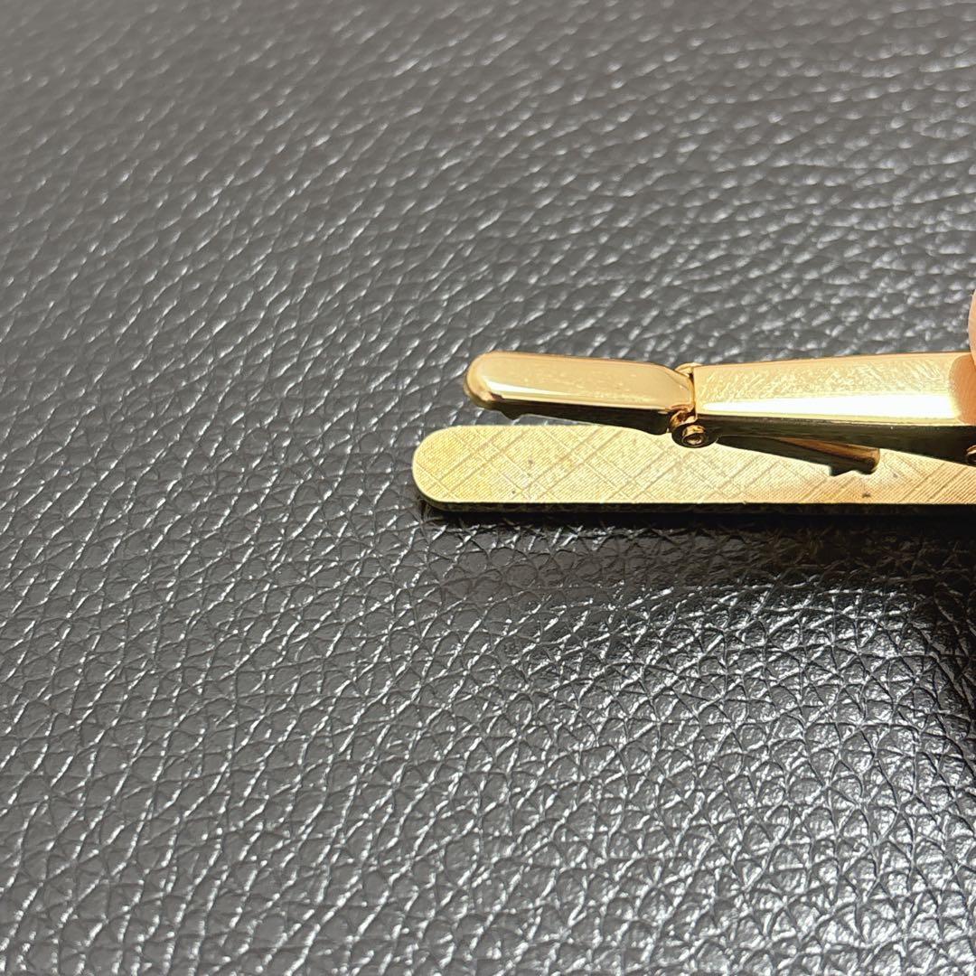 カルティエ タイピン ネクタイピン クリップ ゴールド ロゴレタッチ
