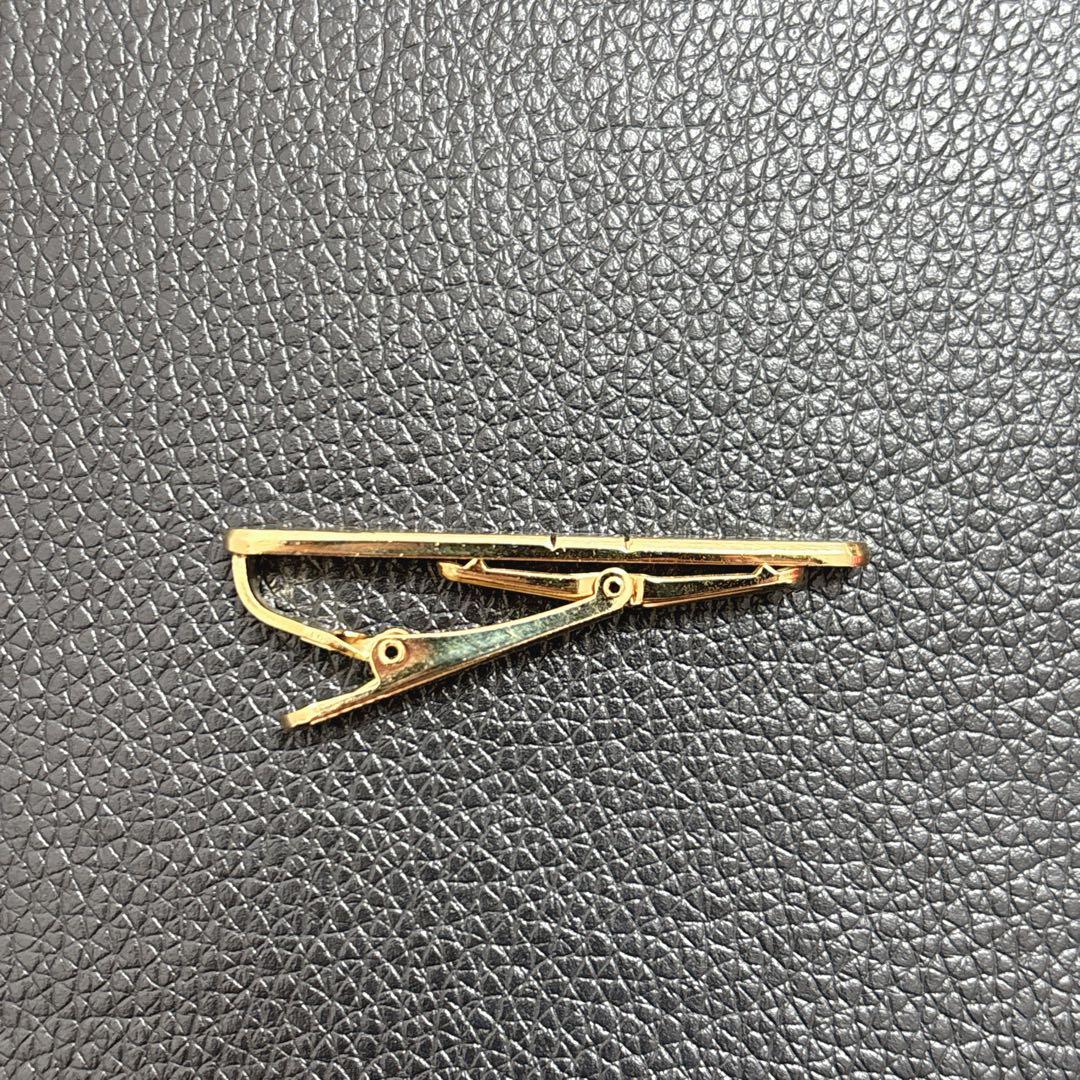 カルティエ タイピン ネクタイピン クリップ ゴールド ロゴレタッチ