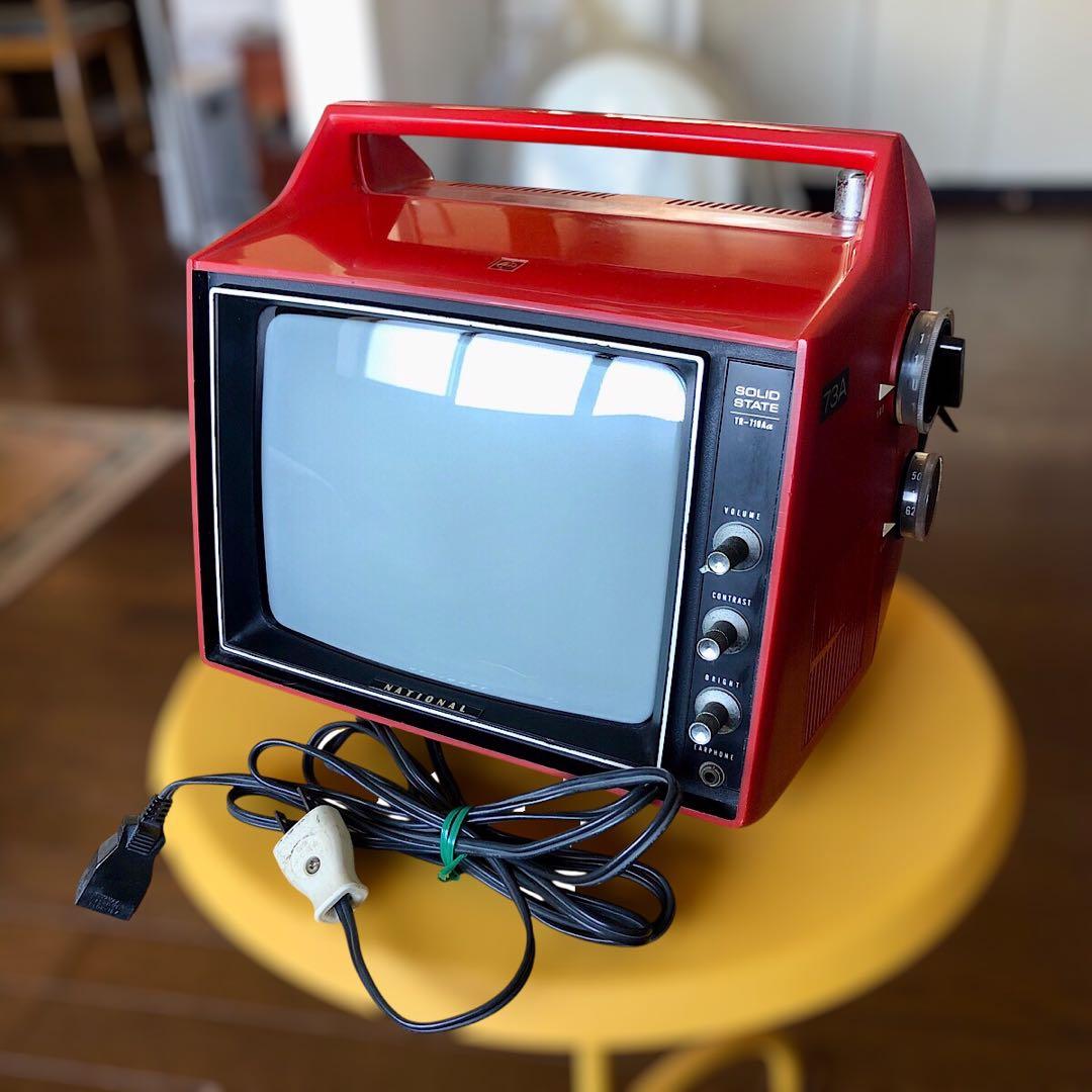 美品☆昭和レトロ☆ナショナル/トランジスタ－テレビ/ TR-710Aα
