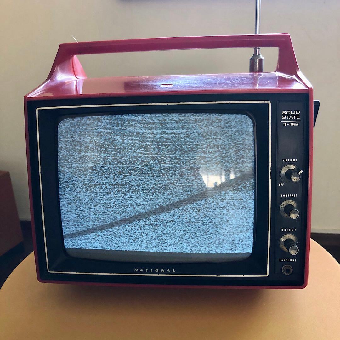 美品☆昭和レトロ☆ナショナル/トランジスタ－テレビ/ TR-710Aα