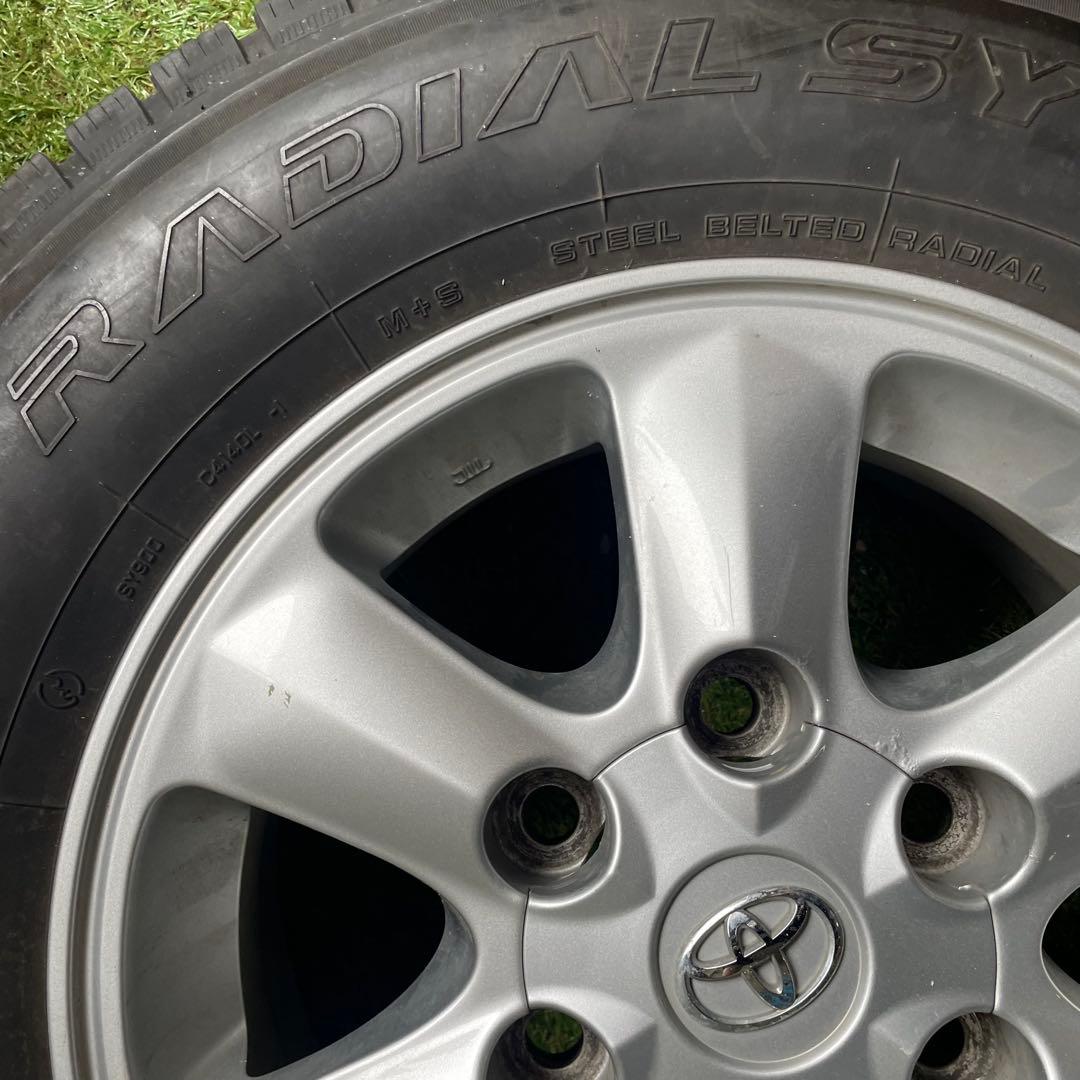 大特価⭐︎履き替えるなら　トヨタ純正ハイエース純正アルミが売りの4本セット