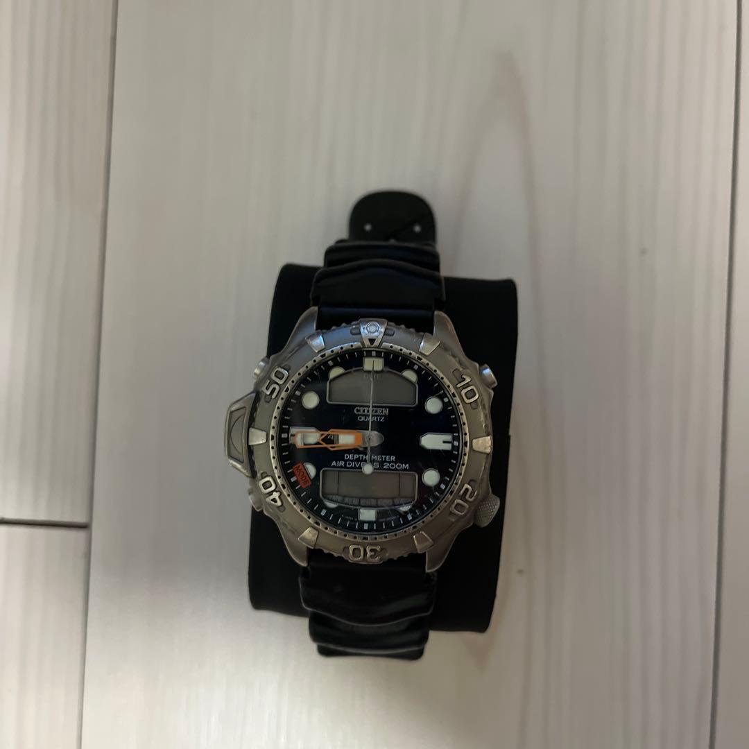 Citizen アナログ腕時計 ブラック　プロマスター