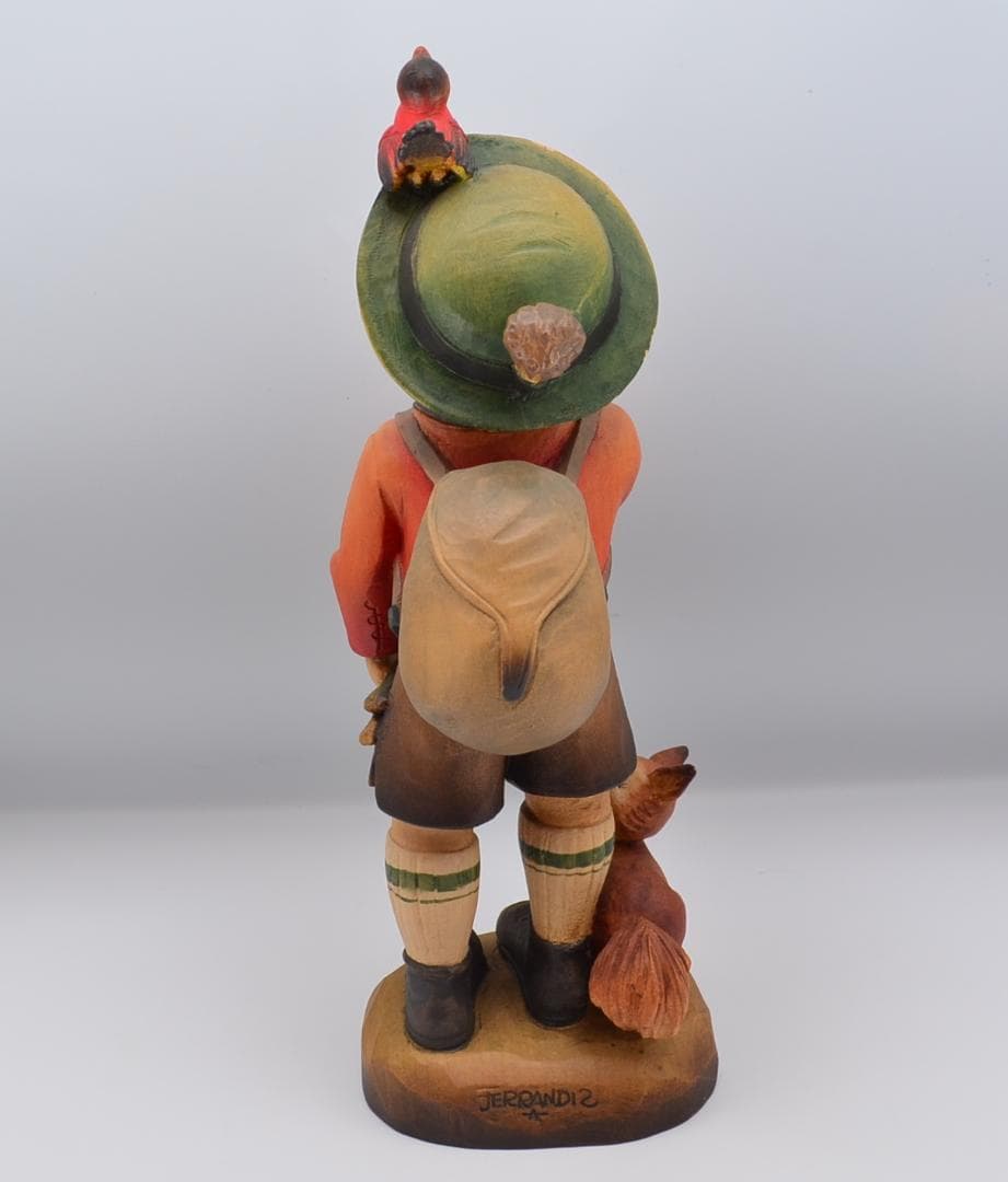 黄金の花　アンリ　ANRI　サラケイ　木彫り人形　イタリア　高さ27ｃｍ　レア