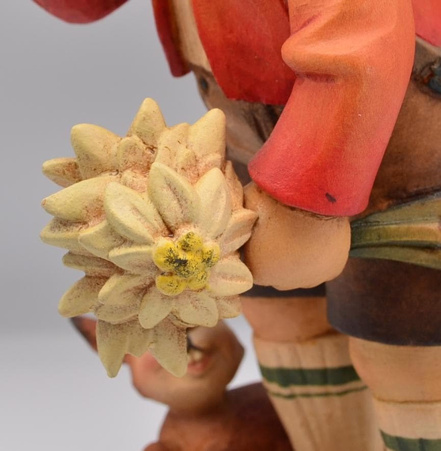 黄金の花　アンリ　ANRI　サラケイ　木彫り人形　イタリア　高さ27ｃｍ　レア