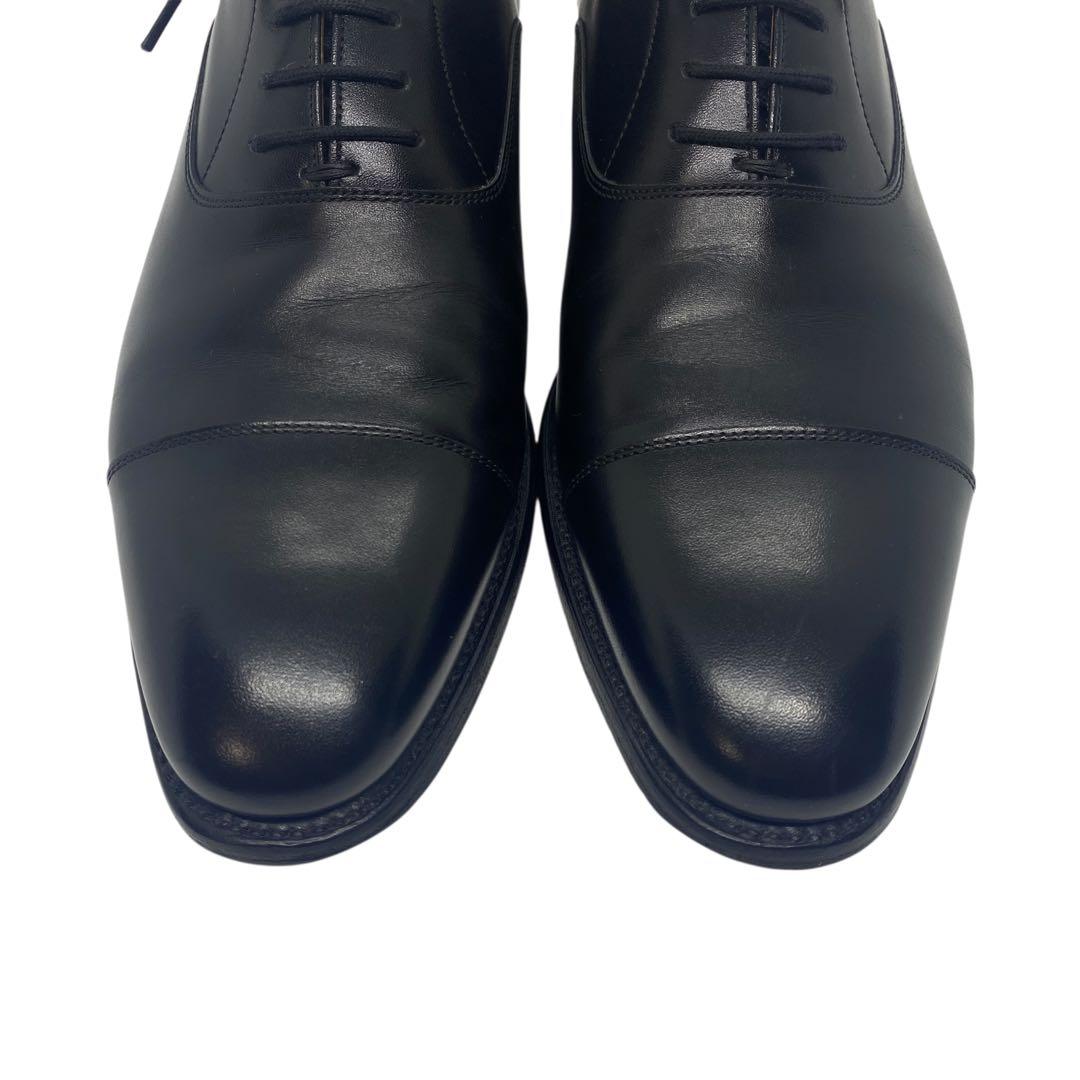 スコッチグレイン　24cm RF-2000 ストレートチップ 革靴 黒 ブラック