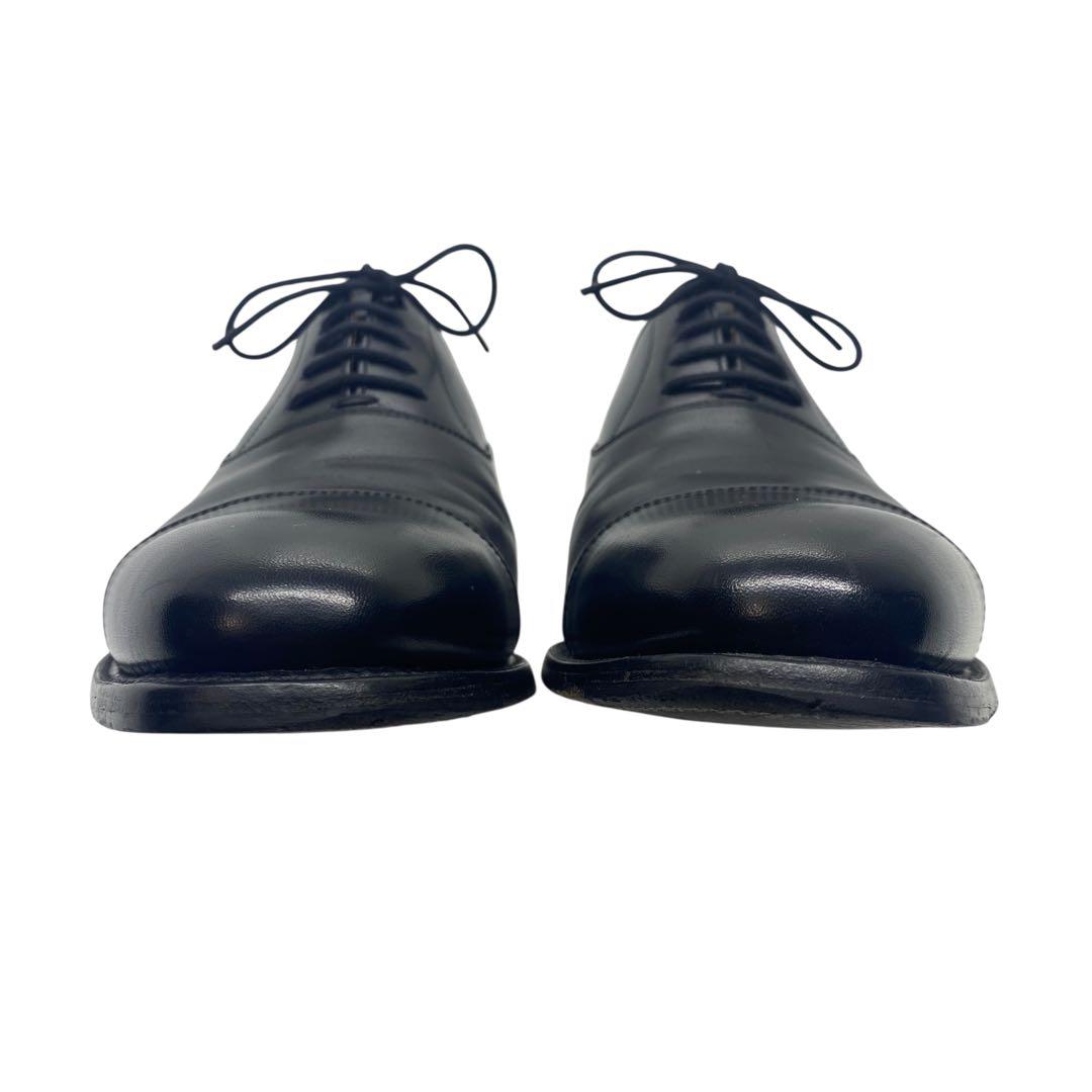 スコッチグレイン　24cm RF-2000 ストレートチップ 革靴 黒 ブラック