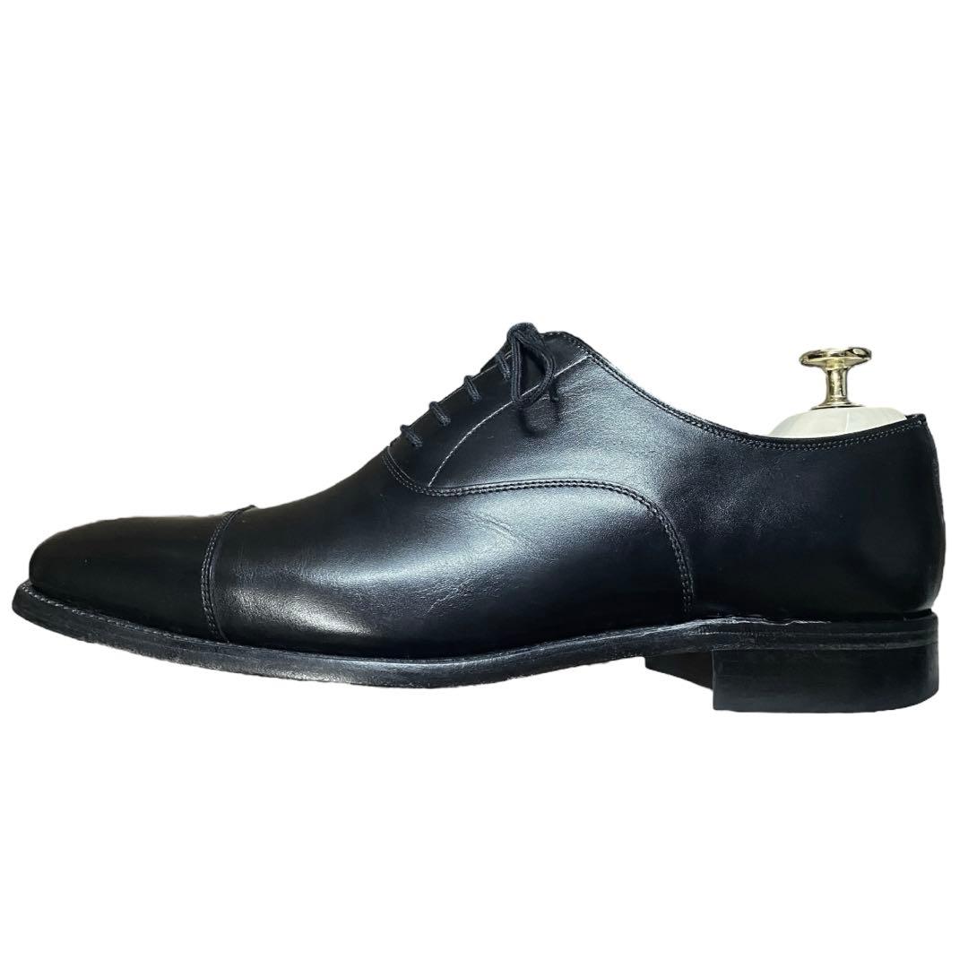 スコッチグレイン　24cm RF-2000 ストレートチップ 革靴 黒 ブラック