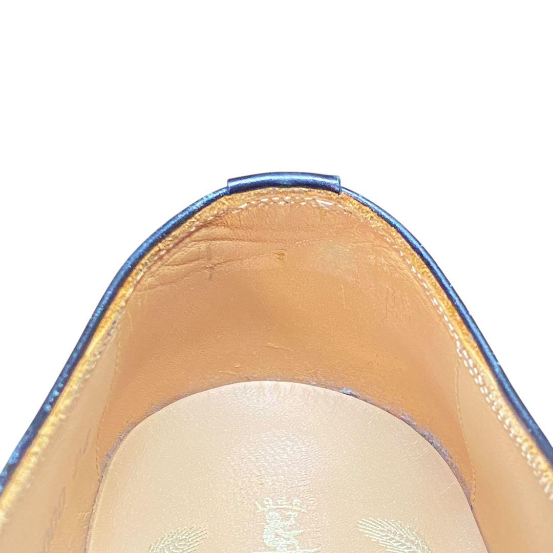 スコッチグレイン　24cm RF-2000 ストレートチップ 革靴 黒 ブラック