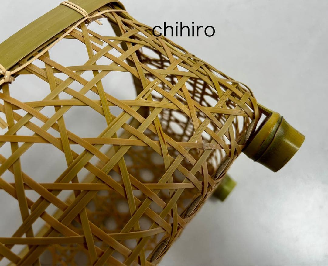 水切り竹かご 椀かご（新品未使用）直径横約31.5 縦約28..5 高約17.5