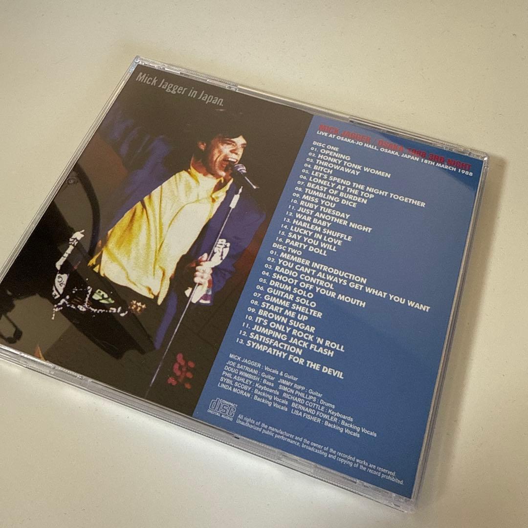 洋楽 MICK JAGGER JAPAN TOUR 1988 CD