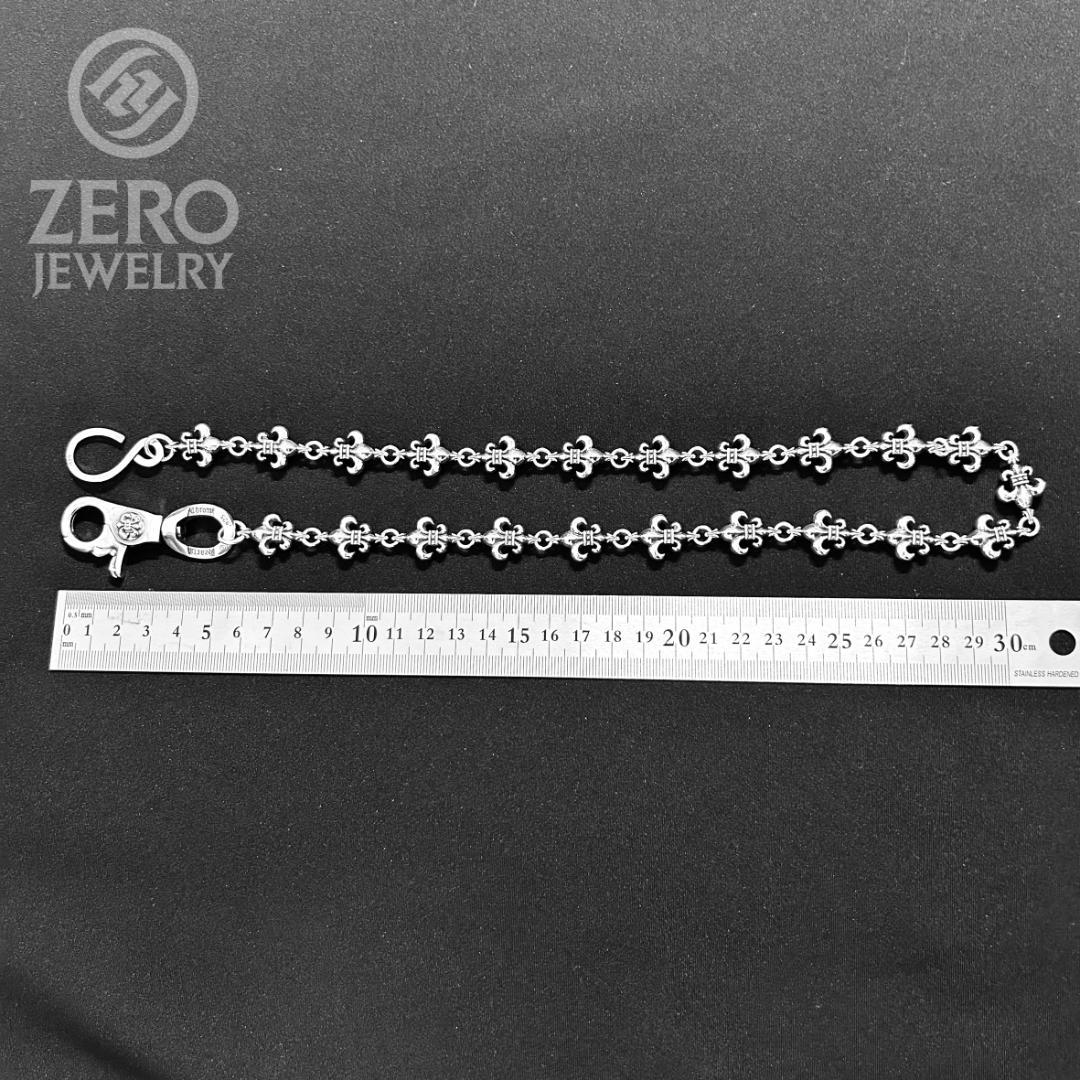 【★即日発送★925刻印】フレア ウォレットチェーン 65cm