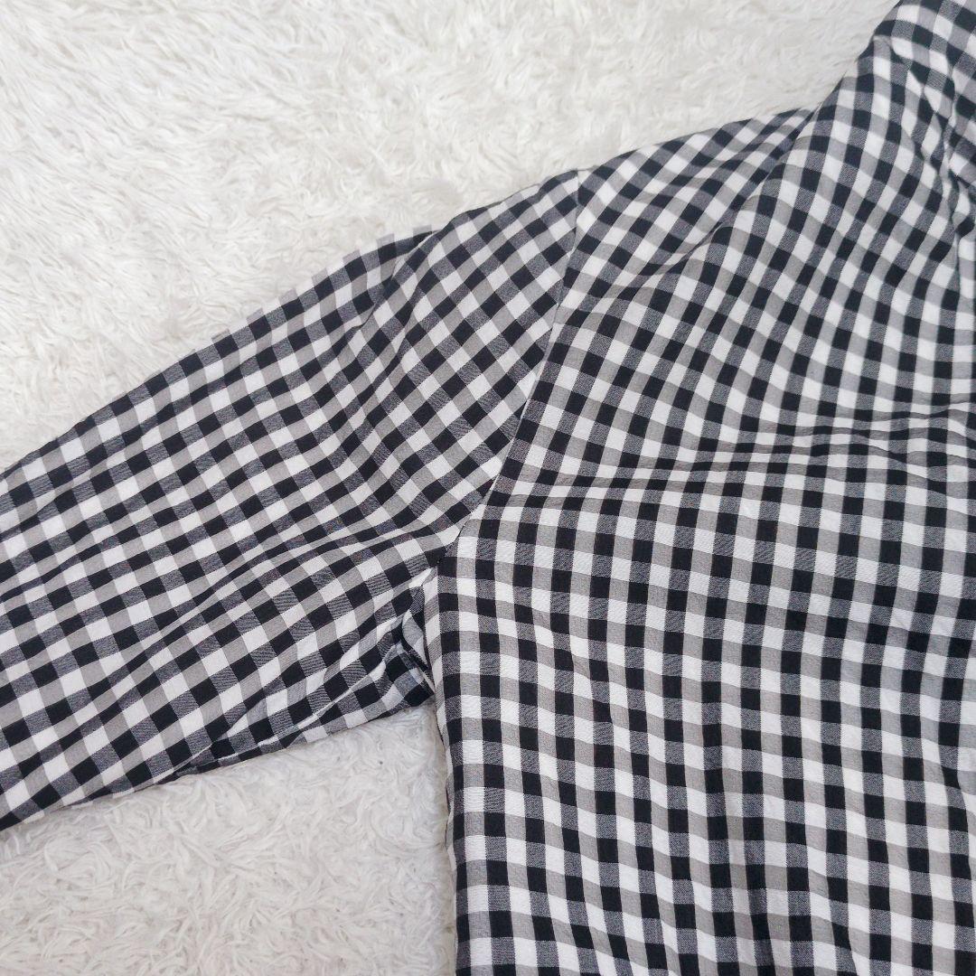 オールドマンズテーラー　テーラードジャケット　ギンガムチェック　コットンシルク