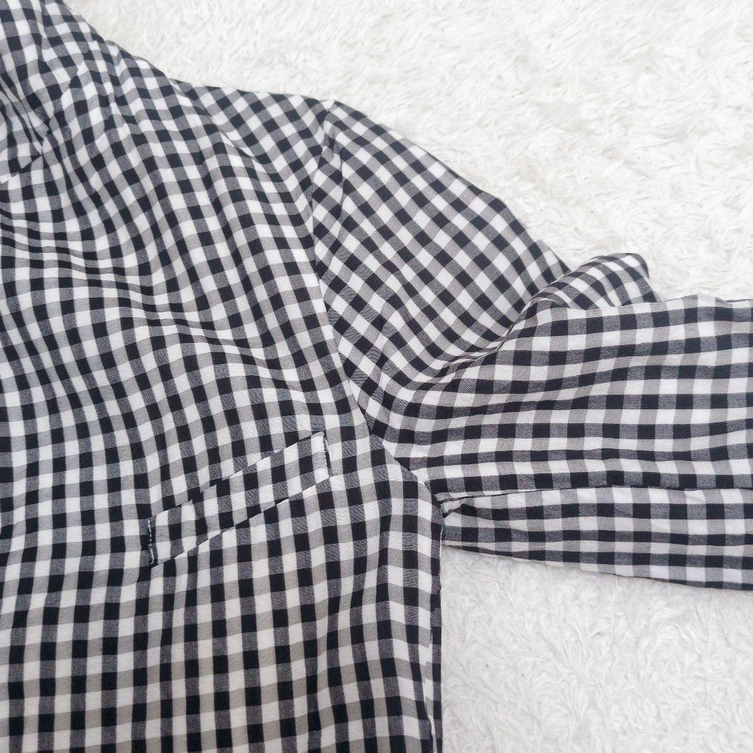 オールドマンズテーラー　テーラードジャケット　ギンガムチェック　コットンシルク