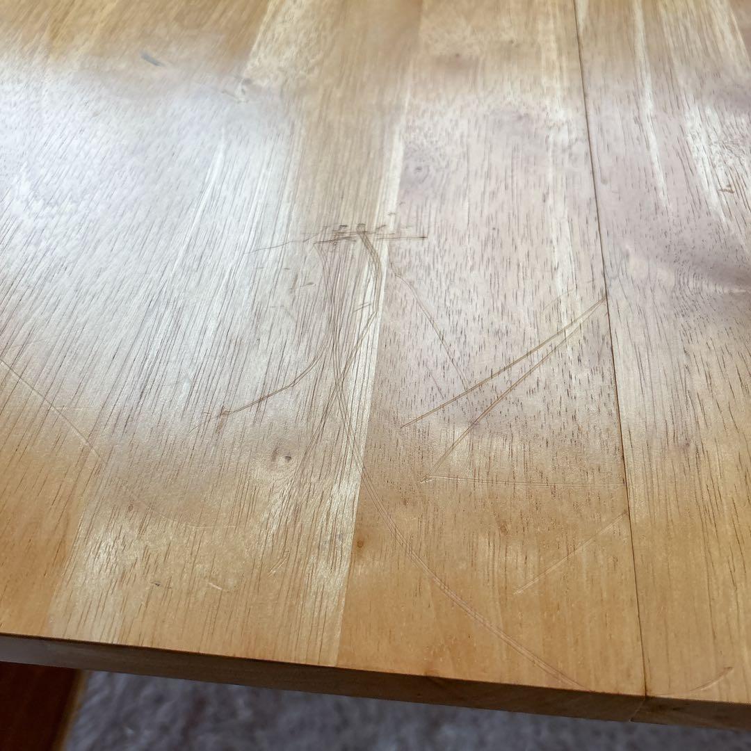 折り畳み】文机　机　座卓　作業台　花台　木製　ナチュラル 引き出し付き