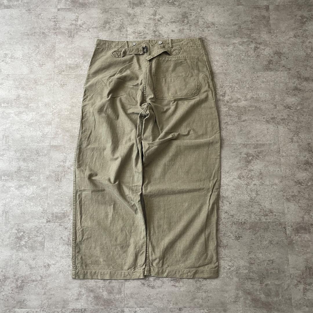 30s スウェーデン軍 実物 針式シンチバック サスペンダーボタンメタル