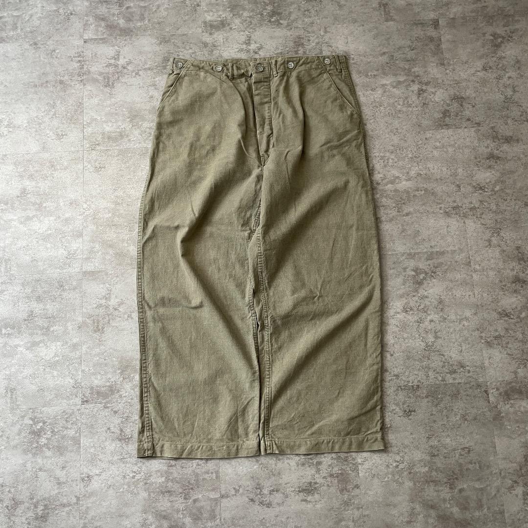 30s スウェーデン軍 実物 針式シンチバック サスペンダーボタンメタル