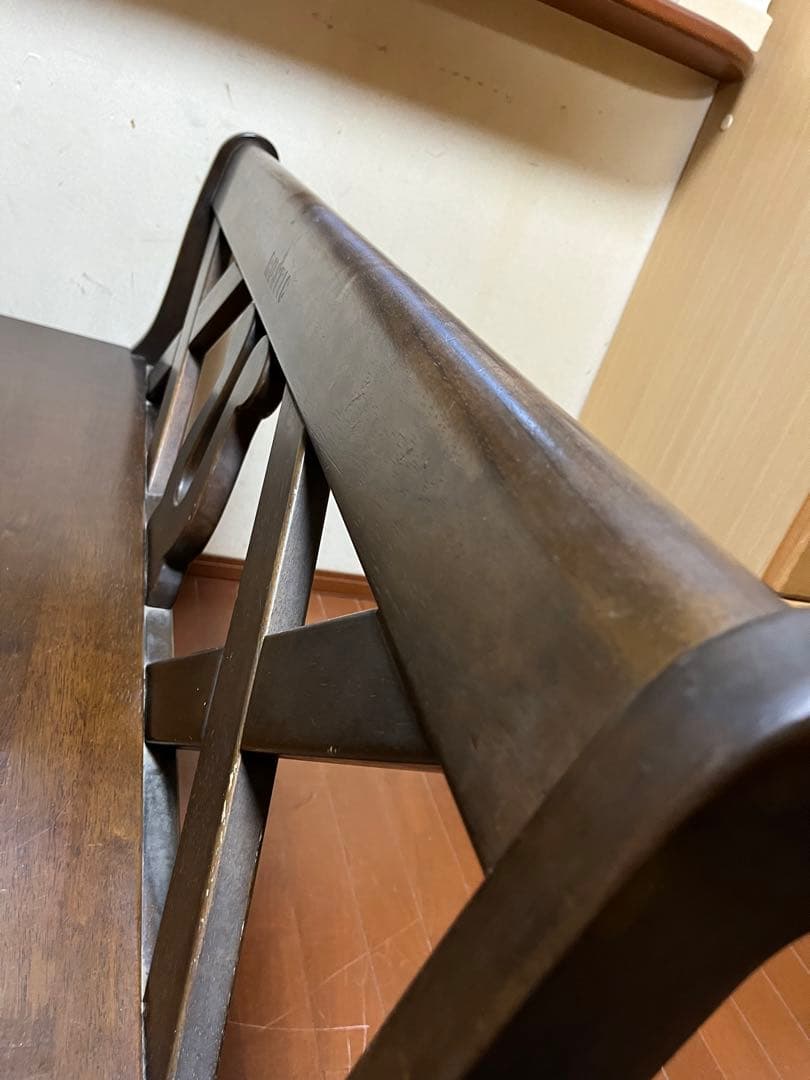 【愛知県岐阜県手渡値引】カリモク ルスティックRUSTIC ３人掛ベンチチェア