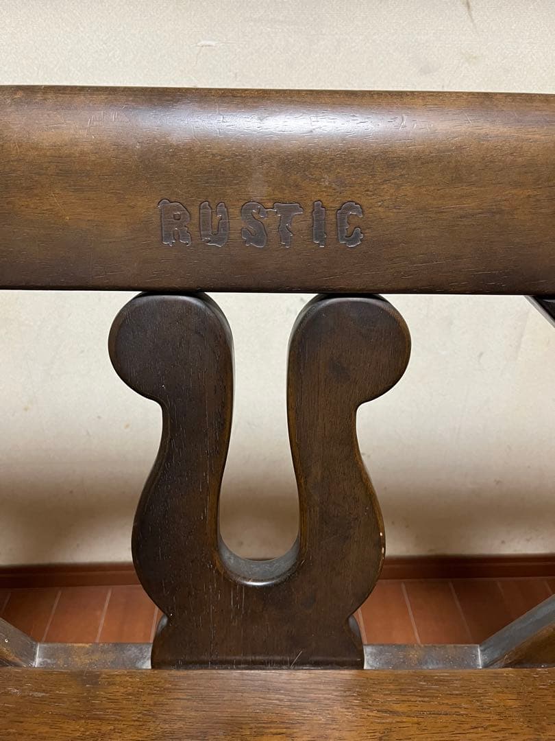 【愛知県岐阜県手渡値引】カリモク ルスティックRUSTIC ３人掛ベンチチェア