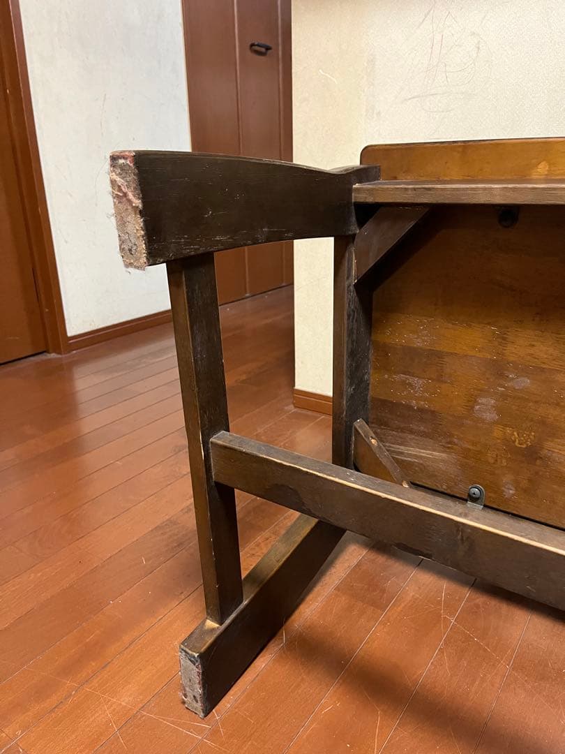 【愛知県岐阜県手渡値引】カリモク ルスティックRUSTIC ３人掛ベンチチェア