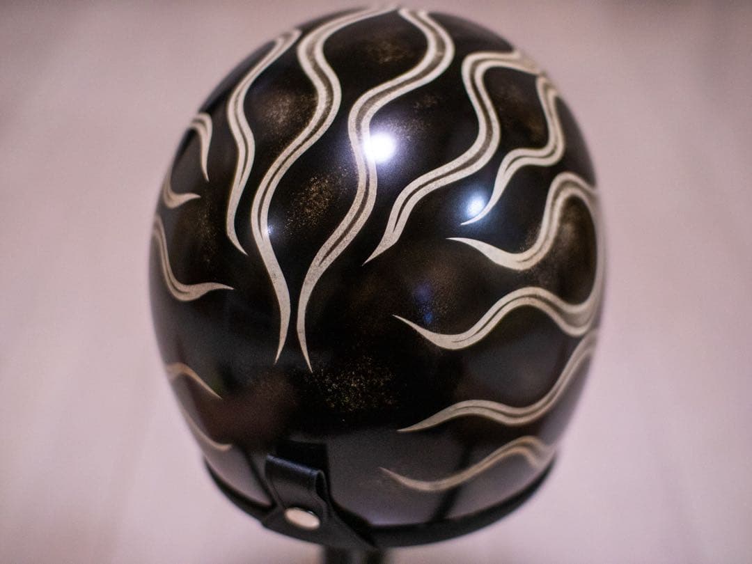 XL 極小帽体　500tx スモールジェット　黒エイジングアイボリーフレア