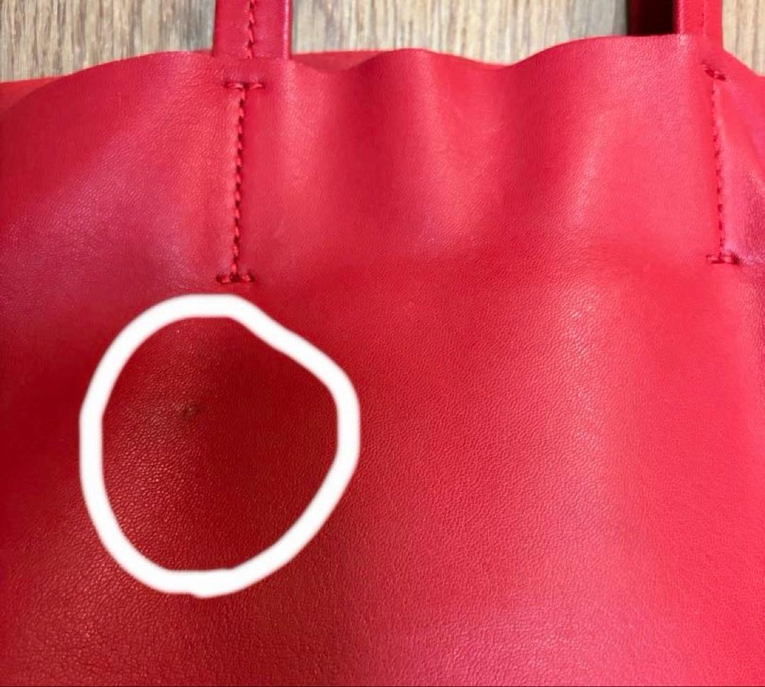 CÉLINE 赤✖️ベージュ トートバッグ