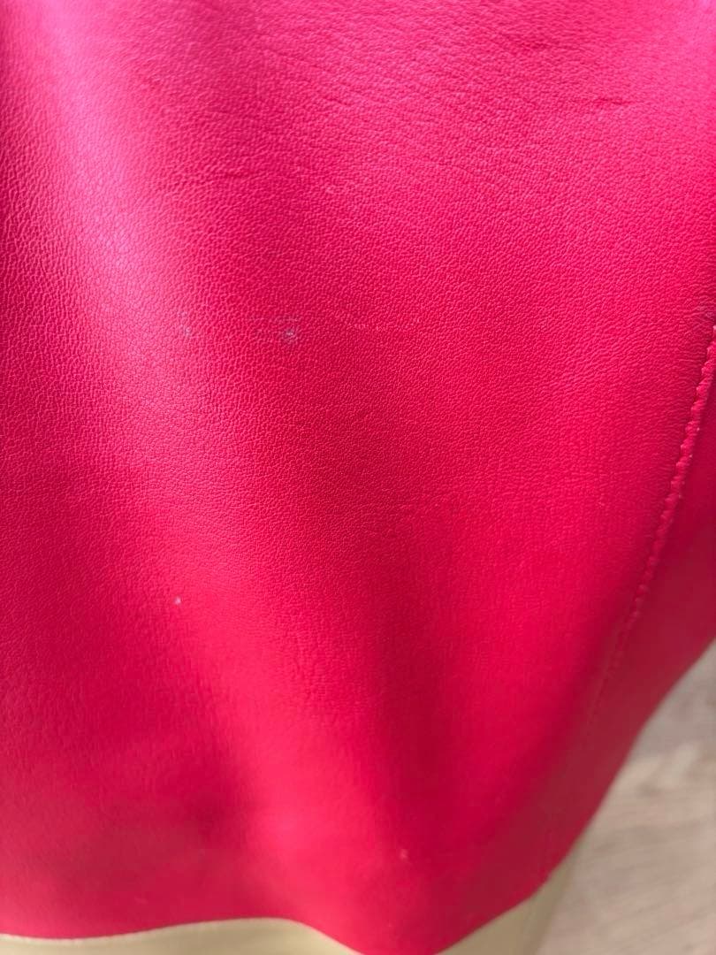 CÉLINE 赤✖️ベージュ トートバッグ