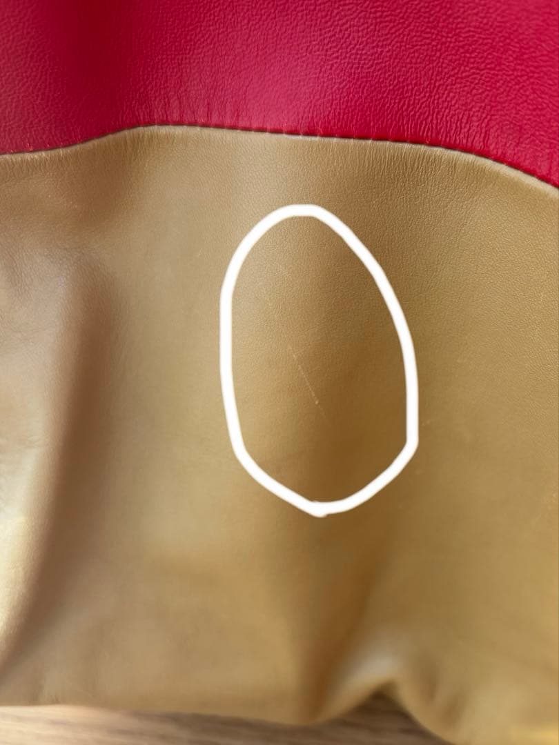 CÉLINE 赤✖️ベージュ トートバッグ