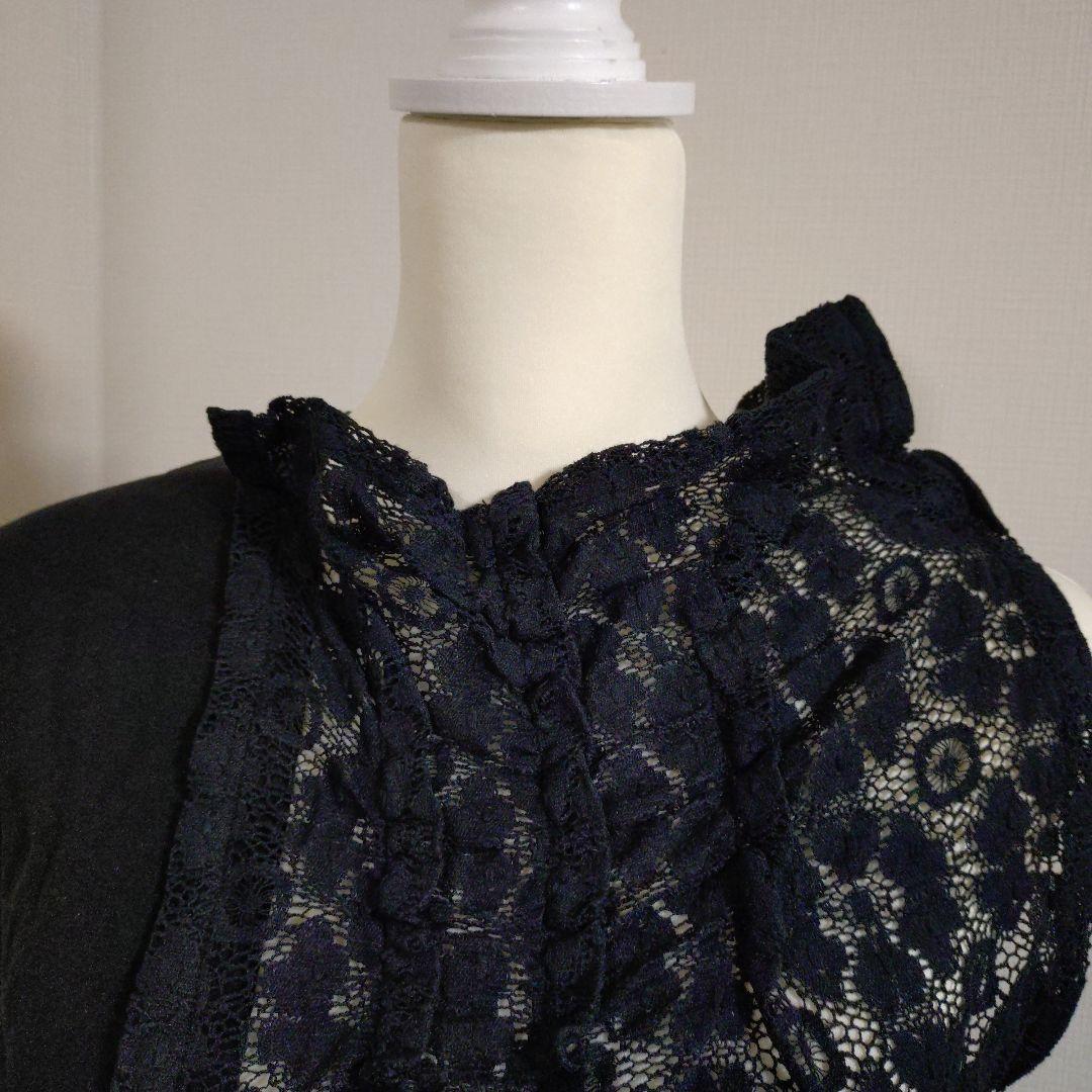 【美品】タオコムデギャルソン　半袖トップス　レース　異素材